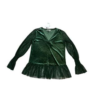 RO&DE long sleeve blouse NWT